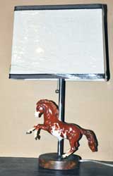 Paint Horse Lamp