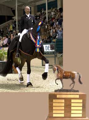 Steffen Peters and Piaffe Stallion Trophy