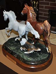 Arabian, a Saddlebred & a Sheltie