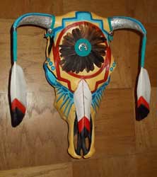 Indian Style Cow Skull