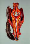 Painted Pig Hog Skull