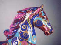 Rose Medallion Close-up Head