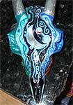 Painted Goat Skull